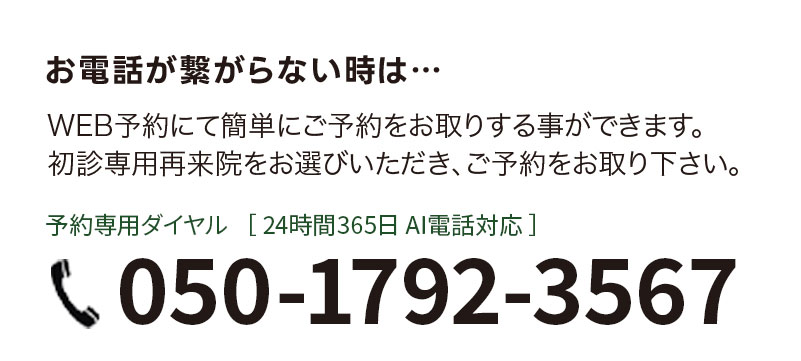 電話で予約
